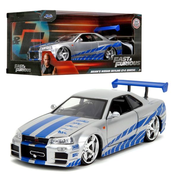 NISSAN SKYLINE GT-R R34 (BNR34) 1999 – Brian O’Conner – Rápidos y Furiosos
